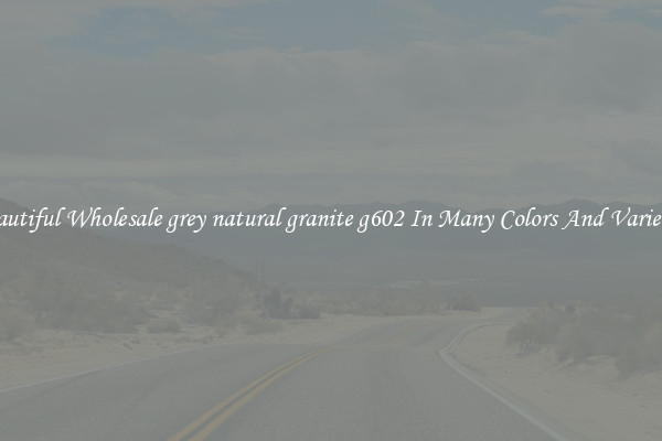 Beautiful Wholesale grey natural granite g602 In Many Colors And Varieties