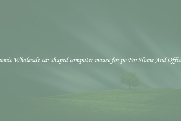 Ergonomic Wholesale car shaped computer mouse for pc For Home And Office Use.