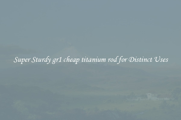 Super Sturdy gr1 cheap titanium rod for Distinct Uses