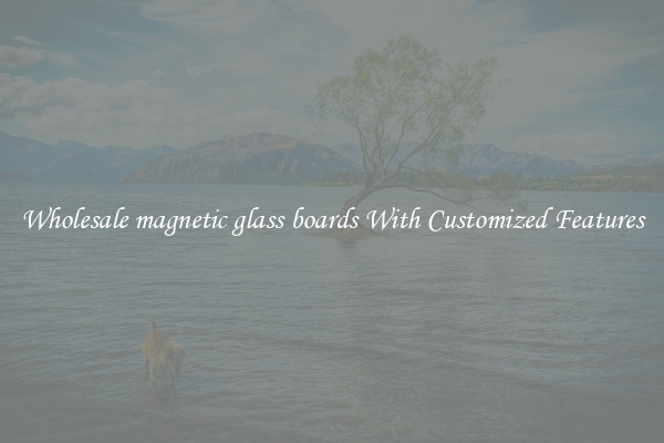 Wholesale magnetic glass boards With Customized Features