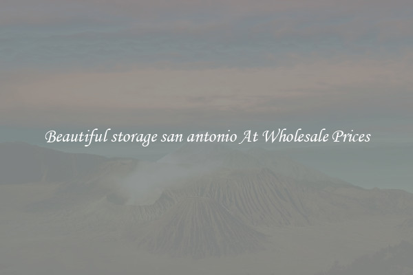 Beautiful storage san antonio At Wholesale Prices