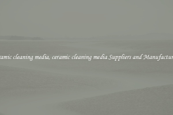 ceramic cleaning media, ceramic cleaning media Suppliers and Manufacturers