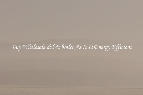 Buy Wholesale dzl 4t boiler As It Is Energy Efficient