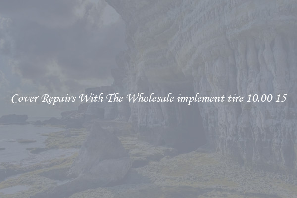  Cover Repairs With The Wholesale implement tire 10.00 15 