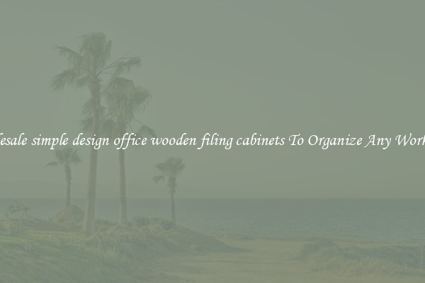 Wholesale simple design office wooden filing cabinets To Organize Any Workspace